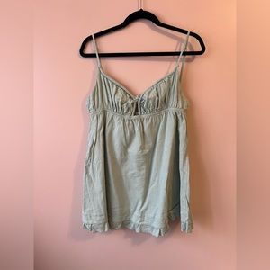 Princess Polly Sage Mini Dress